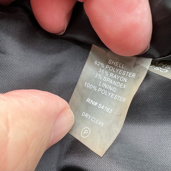 3 Button Blazer w Defined Banded Waist & Belt Tabs - Picture 6 of 7